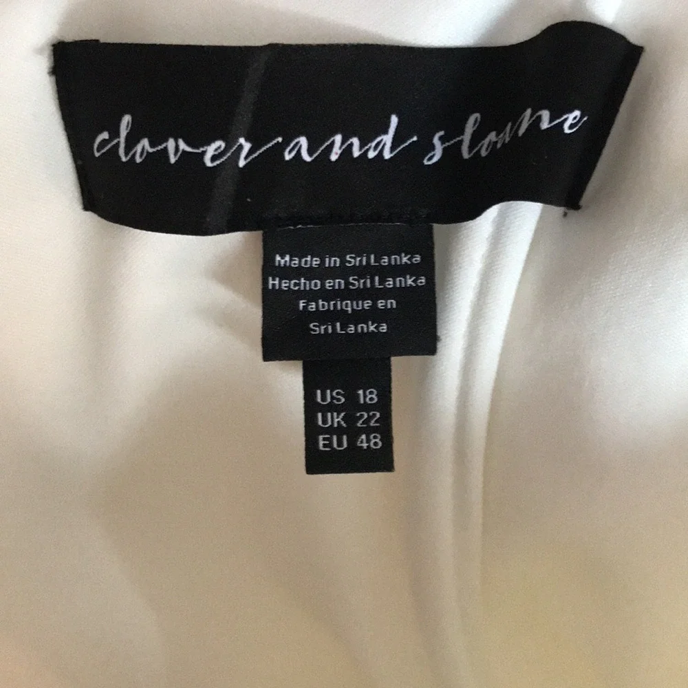 clover and sloane womens sleeve polyester